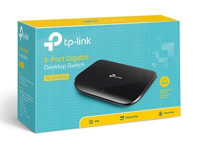 TP-LINK Gigabit Desktop Switch TL-SG1005D 5 Θυρών, Ver. 2.0 TP-LINK Gigabit Desktop Switch TL-SG1005D 5 Θυρών, Ver. 2.0