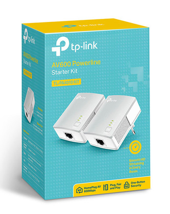 TP-LINK AV600 Powerline Starter Kit TL-PA4010 KIT, Ver. 3.0