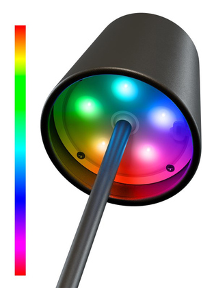 GOOBAY επιτραπέζιο φωτιστικό 72025, RGB, επαναφορτιζόμενο, μαύρο