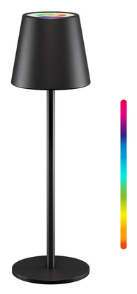 GOOBAY επιτραπέζιο φωτιστικό 72025, RGB, επαναφορτιζόμενο, μαύρο