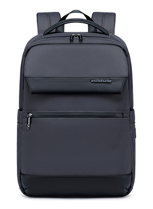 ARCTIC HUNTER τσάντα πλάτης B00671 με θήκη laptop 15.6", 16L, γκρι