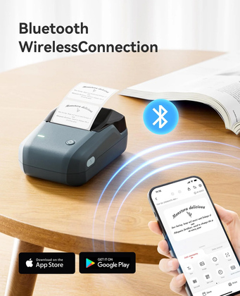 NIIMBOT smart θερμικός εκτυπωτής ετικετών B1, 203dpi, Bluetooth, μπλε