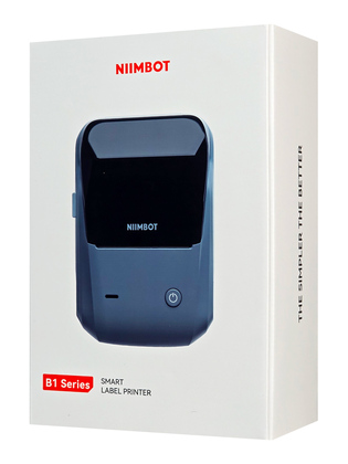 NIIMBOT smart θερμικός εκτυπωτής ετικετών B1, 203dpi, Bluetooth, μπλε