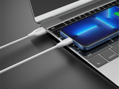 CELEBRAT καλώδιο Lightning σε USB CB-31, 3A, 480Mbps, 1m, λευκό