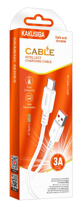 KAKUSIGA καλώδιο USB-C σε USB KSC-982, 15W, 480Mbps, 1m, λευκό KAKUSIGA καλώδιο USB-C σε USB KSC-982, 15W, 480Mbps, 1m, λευκό