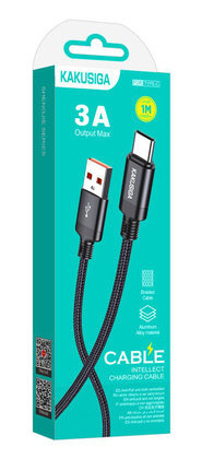 KAKUSIGA καλώδιο USB-C σε USB KSC-970, 15W, 480Mbps, 1m, μαύρο KAKUSIGA καλώδιο USB-C σε USB KSC-970, 15W, 480Mbps, 1m, μαύρο