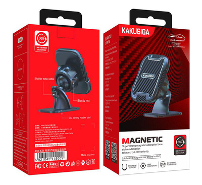 KAKUSIGA βάση smartphone αυτοκινήτου KSC-426B για ταμπλό, μαγνητική, μαύρη KAKUSIGA βάση smartphone αυτοκινήτου KSC-426B για ταμπλό, μαγνητική, μαύρη