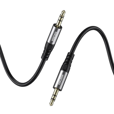 KAKUSIGA καλώδιο ήχου 3.5mm KSC-892, AUX, 1m, μαύρο KAKUSIGA καλώδιο ήχου 3.5mm KSC-892, AUX, 1m, μαύρο