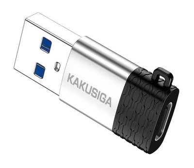 KAKUSIGA αντάπτορας USB-C σε USB KSC-1421, 5Gbps, 18W, γκρι KAKUSIGA αντάπτορας USB-C σε USB KSC-1421, 5Gbps, 18W, γκρι