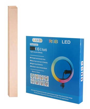 Φωτιστικό δαχτυλίδι LED ZD67D με τρίποδα, Φ30cm, 11W, RGB Φωτιστικό δαχτυλίδι LED ZD67D με τρίποδα, Φ30cm, 11W, RGB