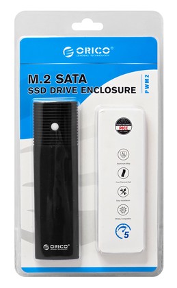 ORICO θήκη για M.2 SATA SSD PWM2, 5Gbps, μαύρη ORICO θήκη για M.2 SATA SSD PWM2, 5Gbps, μαύρη