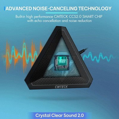 CMTECK επιτραπέζιο μικρόφωνο M001, omnidirectional, USB, μαύρο CMTECK επιτραπέζιο μικρόφωνο M001, omnidirectional, USB, μαύρο