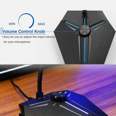 CMTECK επιτραπέζιο μικρόφωνο G006Plus με εύκαμπτο βραχίονα, omnidirectional, USB, μαύρο CMTECK επιτραπέζιο μικρόφωνο G006Plus με εύκαμπτο βραχίονα, omnidirectional, USB, μαύρο