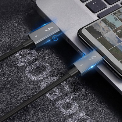 CABLETIME καλώδιο USB-C σε USB-C CT-C160-U31-TB3, 100W, 40Gbps, 4K/60Hz, 0.5m, μαύρο CABLETIME καλώδιο USB-C σε USB-C CT-C160-U31-TB3, 100W, 40Gbps, 4K/60Hz, 0.5m, μαύρο