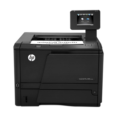 HP used Printer LaserJet Pro 400 M401dn, Mono, low toner