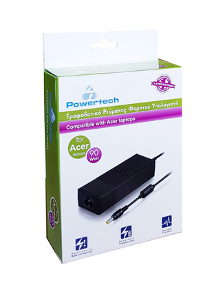 POWERTECH τροφοδοτικό laptop PT-57 για Acer, 19V, 90W