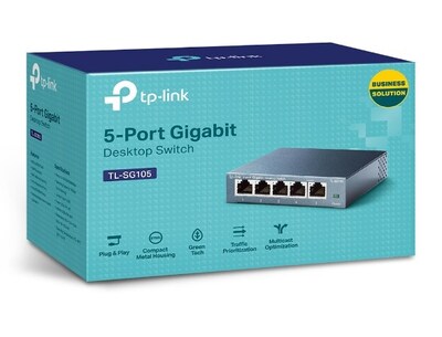 TP-LINK Gigabit Switch TL-SG105, 5 θύρες, Ver. 6.0