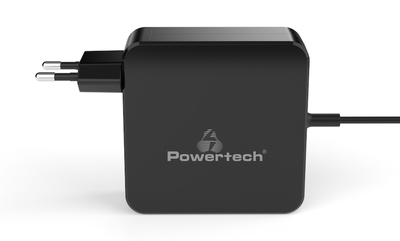 POWERTECH αυτόματος φορτιστής 90W για laptop PT-698, 3m, χωρίς βύσματα