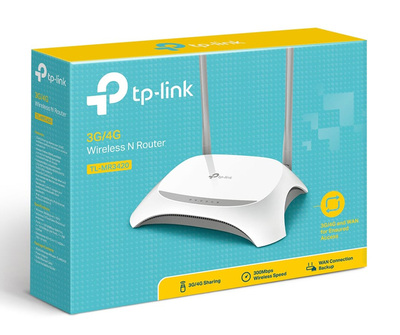 TP-LINK Wireless N Router TL-MR3420, 3G/4G, 300Mbps, Ver. 5.0 TP-LINK Wireless N Router TL-MR3420, 3G/4G, 300Mbps, Ver. 5.0