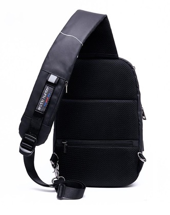 ARCTIC HUNTER Τσάντα Crossbody XB-00081-BK, USB, μαύρη