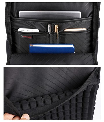 ARCTIC HUNTER τσάντα πλάτης B00120C-GY με θήκη laptop 15.6", γκρι