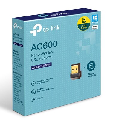 TP-LINK ασύρματος USB αντάπτορας δικτύου Archer T2U Nano, 600Mbps, V.1