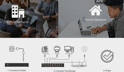 TP-LINK Easy Smart Switch TL-SG105E, 5-Port Gigabit, Ver. 5.0 TP-LINK Easy Smart Switch TL-SG105E, 5-Port Gigabit, Ver. 5.0