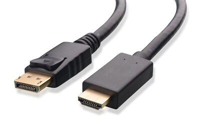 POWERTECH καλώδιο DisplayPort σε HDMI CAB-DP026, 1080p, CCS, 1m, μαύρο
