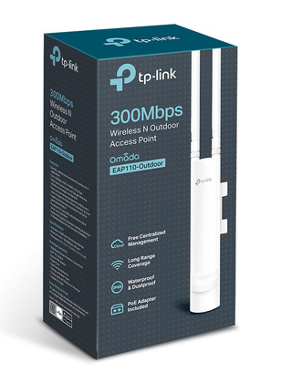 TP-LINK Wireless N Outdoor Access Point EAP110-OUTDOOR 300Mbps, Ver. 3.0 TP-LINK Wireless N Outdoor Access Point EAP110-OUTDOOR 300Mbps, Ver. 3.0